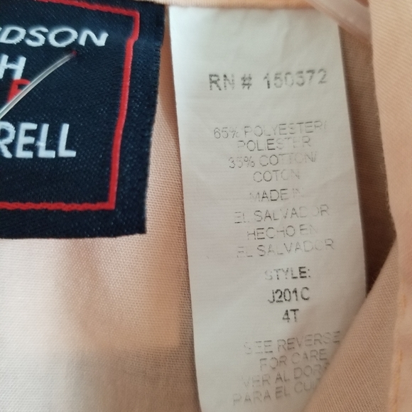 Hudson Ferrell boy set size 4T - Picture 3 of 7